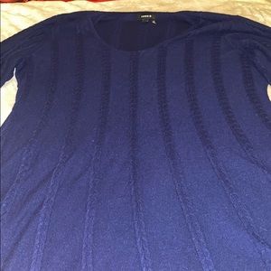 Torrid knit blue sweater dress size 3